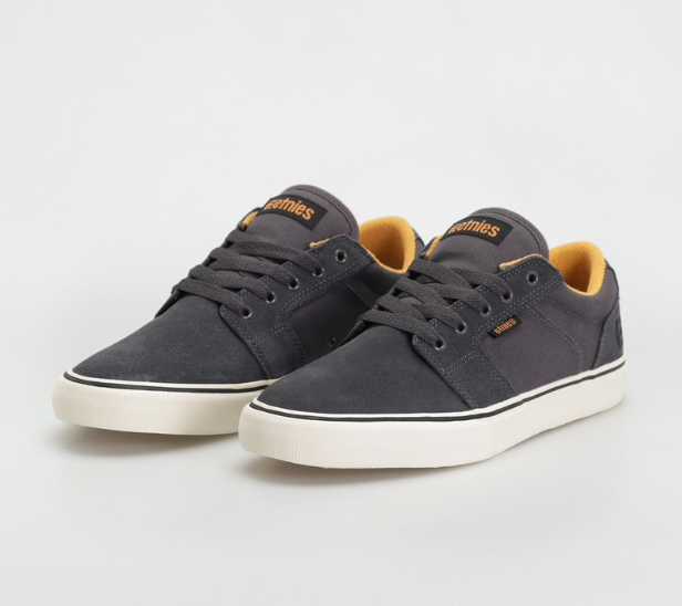 Etnies Barge LS Dark Grey/Black/Orange shoes | RideHub