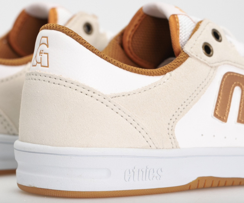 Etnies Windrow White/Gold shoes | RideHub