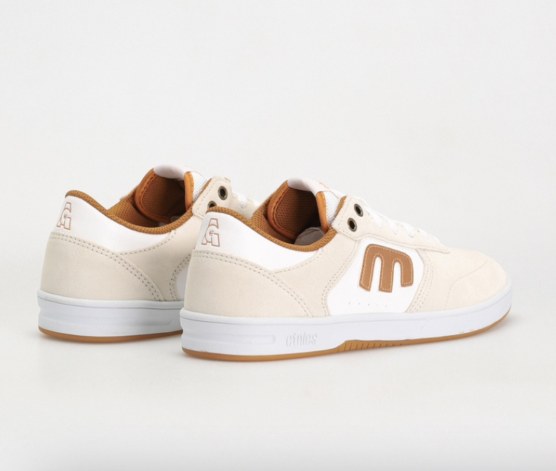 Etnies Windrow White/Gold shoes | RideHub