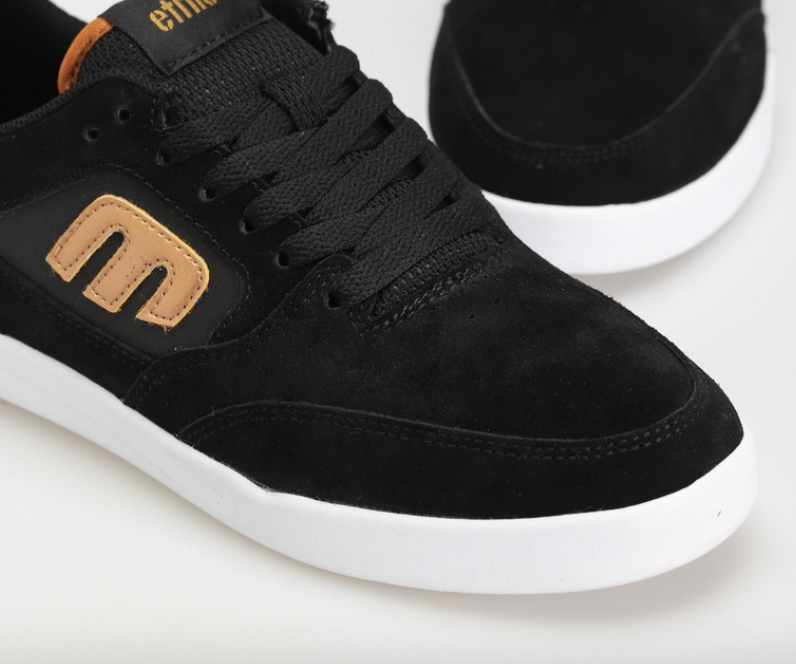 Etnies Veer Black/Gold/White shoes | RideHub