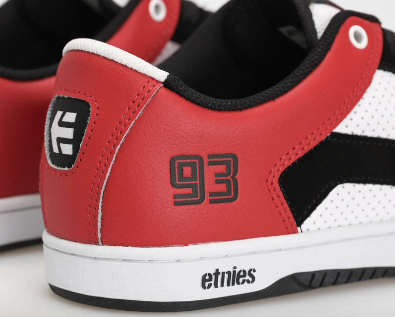 Etnies MC Rap Lo Black/Red/White shoes | RideHub