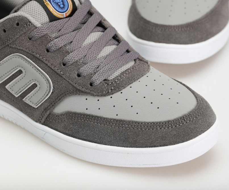 Etnies The Aurelien Grey/Light Gray shoes | RideHub