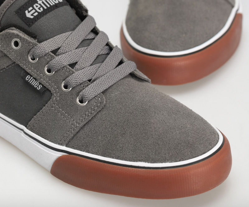Etnies Barge LS Dark Grey/White/Gum shoes | RideHub