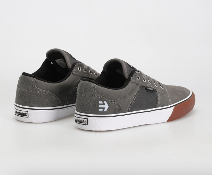 Etnies Barge LS Dark Grey/White/Gum shoes | RideHub