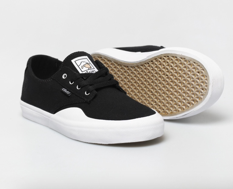 Etnies Jameson Vulc LS x Sheep Black/White/Gum shoes | RideHub