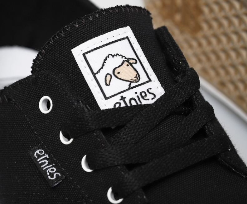 Etnies Jameson Vulc LS x Sheep Black/White/Gum shoes | RideHub