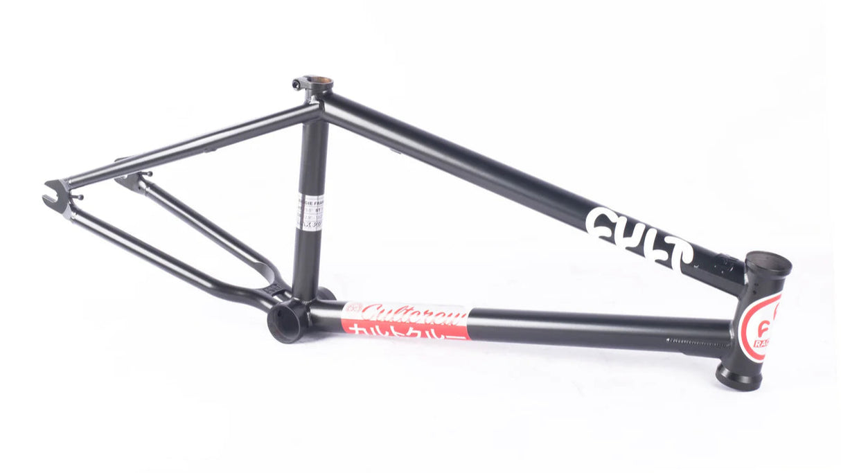 Cult MAX VU BIGGIE Magnesium Black BMX Frame | RideHub