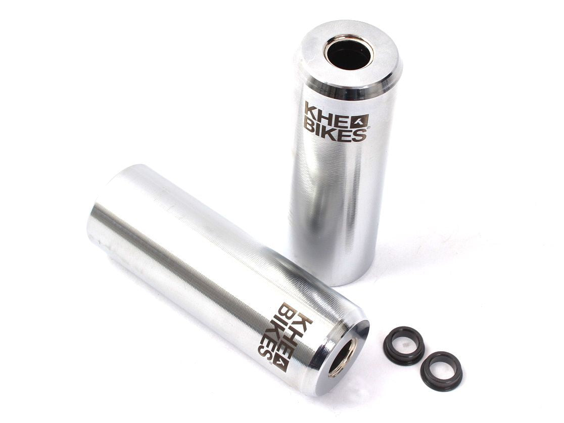 KHE PRO CNC BMX Pegs – Chrome – 10mm / 14mm (1 Pair) | RideHub
