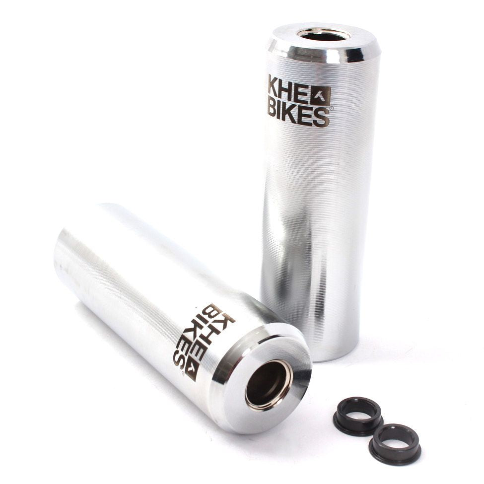 KHE PRO CNC BMX Pegs – Chrome – 10mm / 14mm (1 Pair) | RideHub