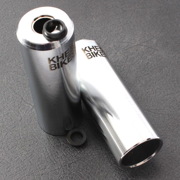 KHE PRO CNC BMX Pegs – Chrome – 10mm / 14mm (1 Pair) | RideHub