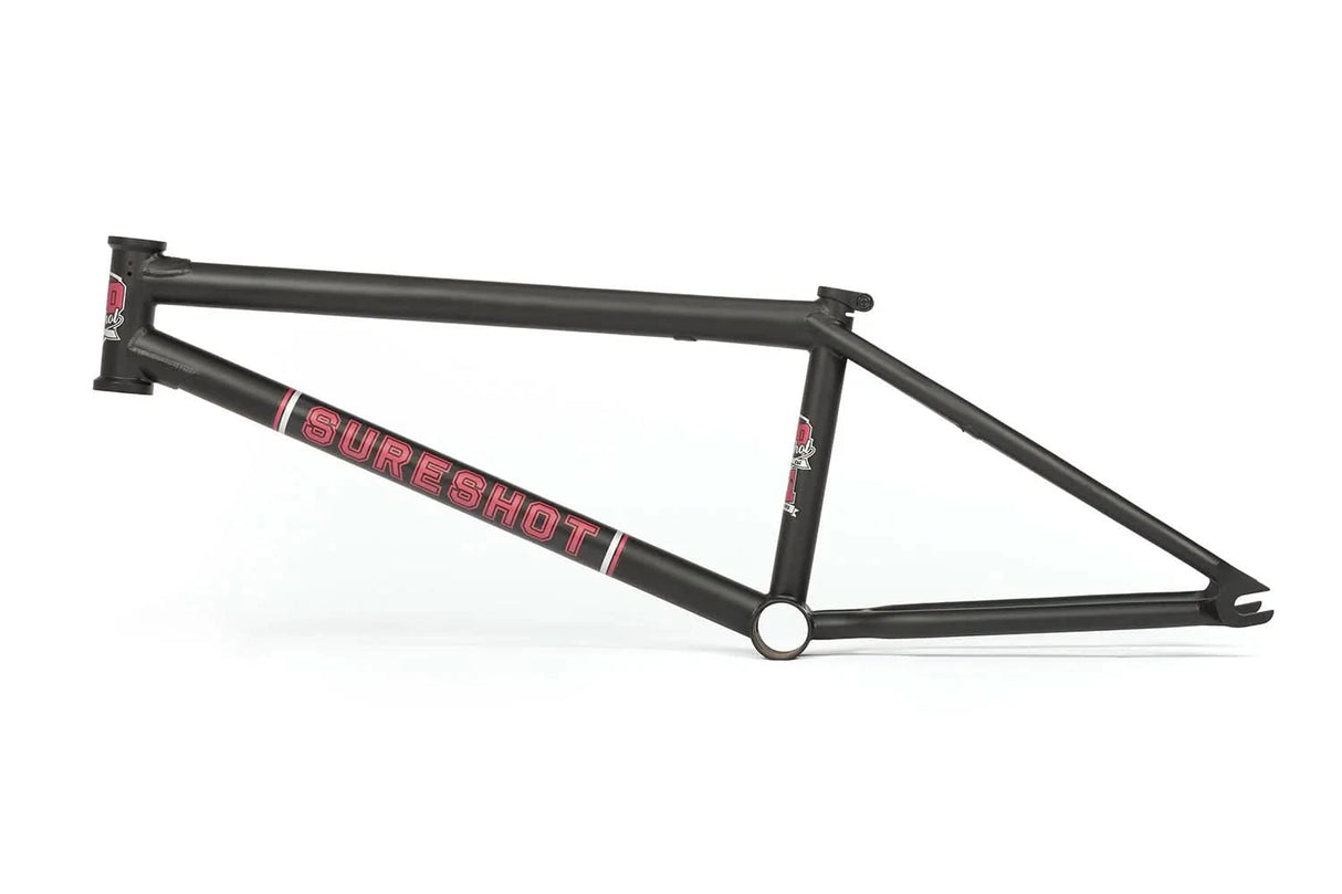 BSD Sureshot 21.0" Flat Black BMX Frame | Ride Hub