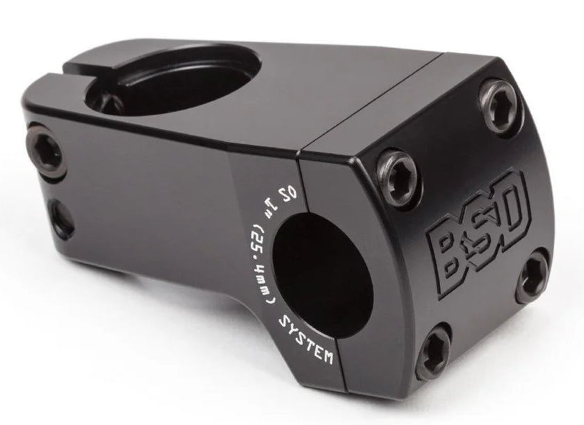 BSD Dropped BMX Stem 10mm / 50mm Black | RideHub