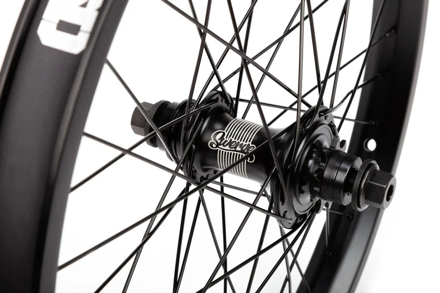 BSD Swerve Cassette Aero Pro Black Wheel | Ride Hub
