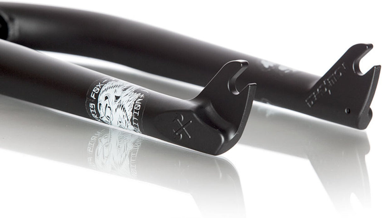 Demolition Kris Fox 28mm Offset Black BMX Fork | Ride Hub