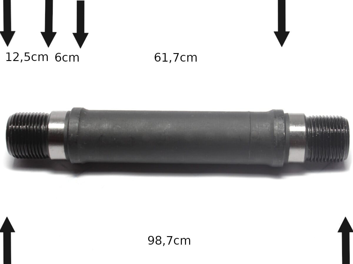 BMX Eclat Exile Front Axle Set | Ride Hub