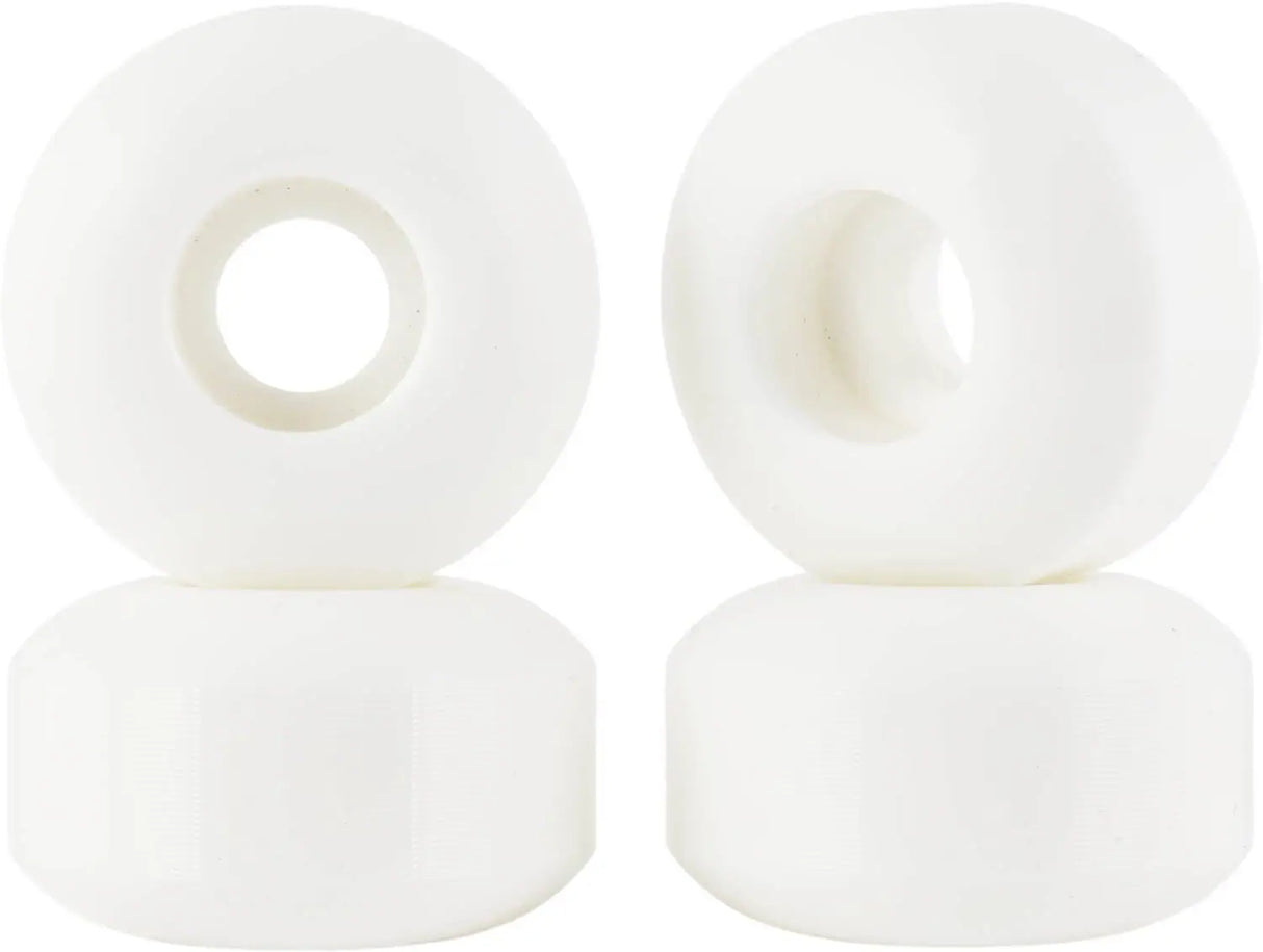 Essentials White 4-Pack Skateboard Wheels | RideHub