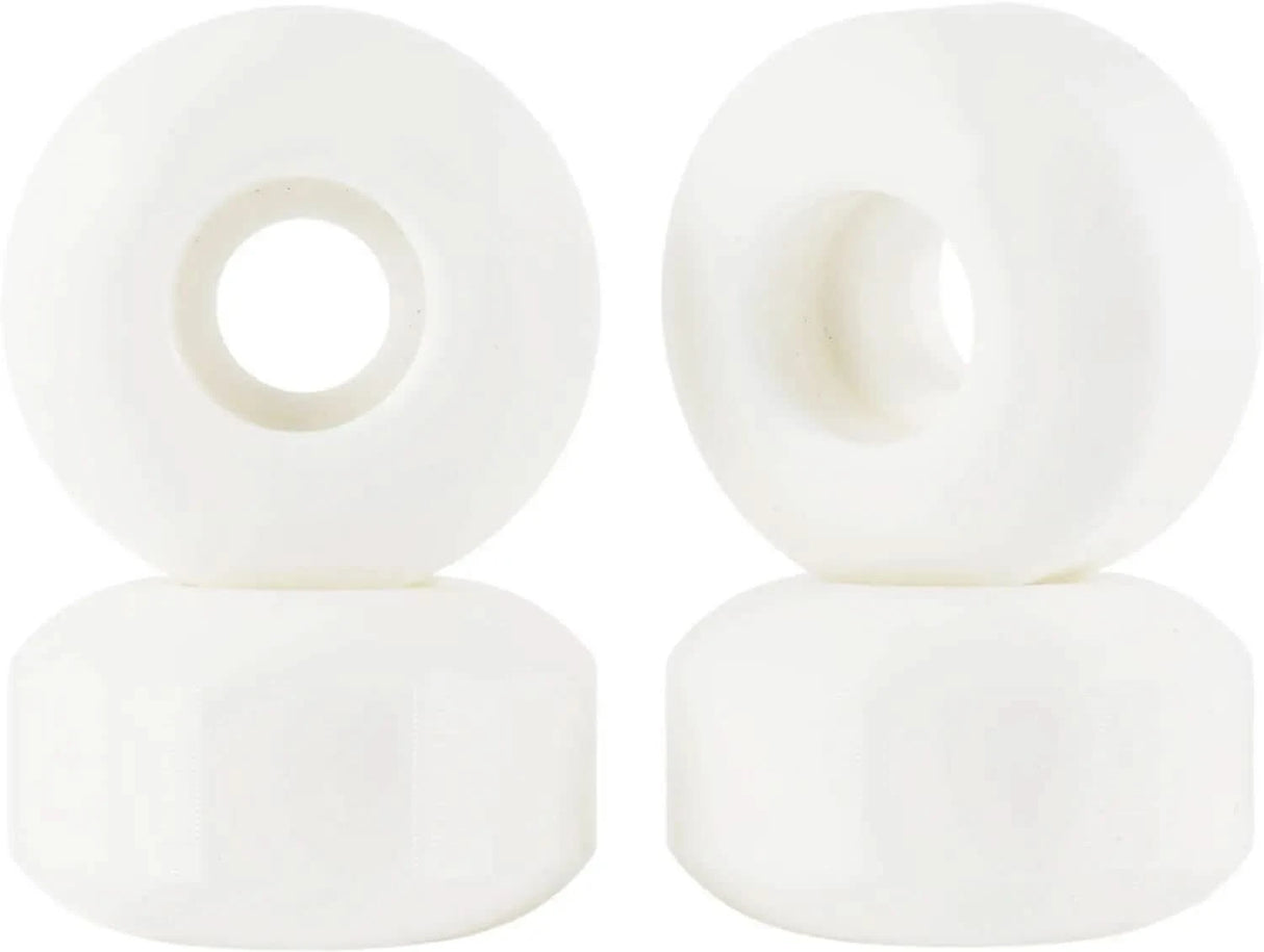 Essentials White 4-Pack Skateboard Wheels | RideHub