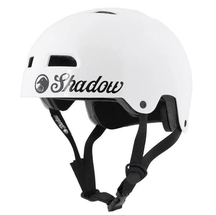Shadow Classic Helmet BMX Helmet - Gloss White | RideHub