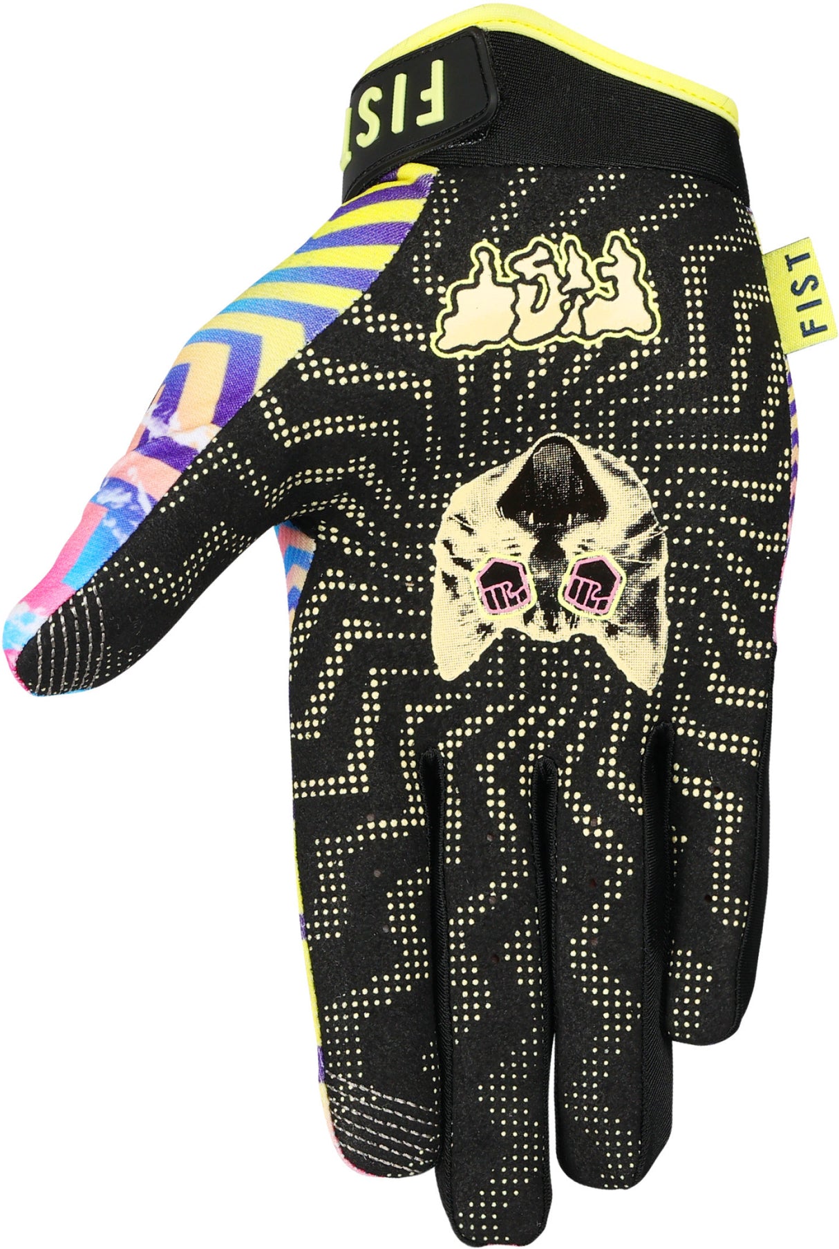 FIST Glove Fangin On XL, yellow-pink