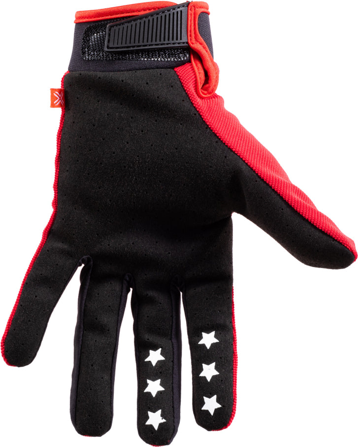 BMX Fuse Protection CHROMA Youth K/O Gloves Red | RideHub