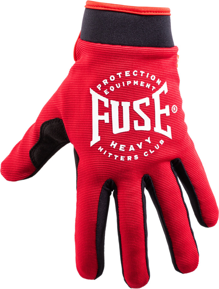 BMX Fuse Protection CHROMA Youth K/O Gloves Red | RideHub
