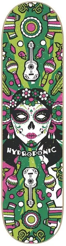 Hydroponic Mexican Skull 2.0 Skateboard Deck | RideHub