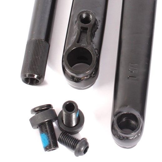 KHE MVP V2 48T CrMo BMX Crankset – Black | RideHub