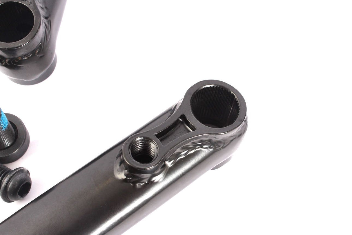 KHE MVP V2 48T CrMo BMX Crankset – Black | RideHub