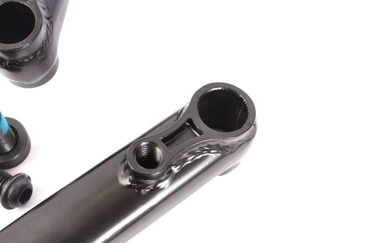 KHE MVP V2 48T CrMo BMX Crankset – Black | RideHub