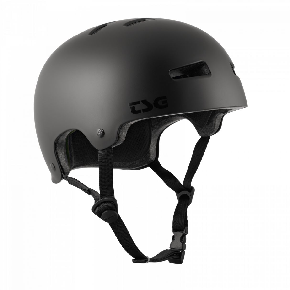 TSG Evolution Solid Color Satin Black Helmet – Reliable Protection in an Elegant Design | Ride Hub