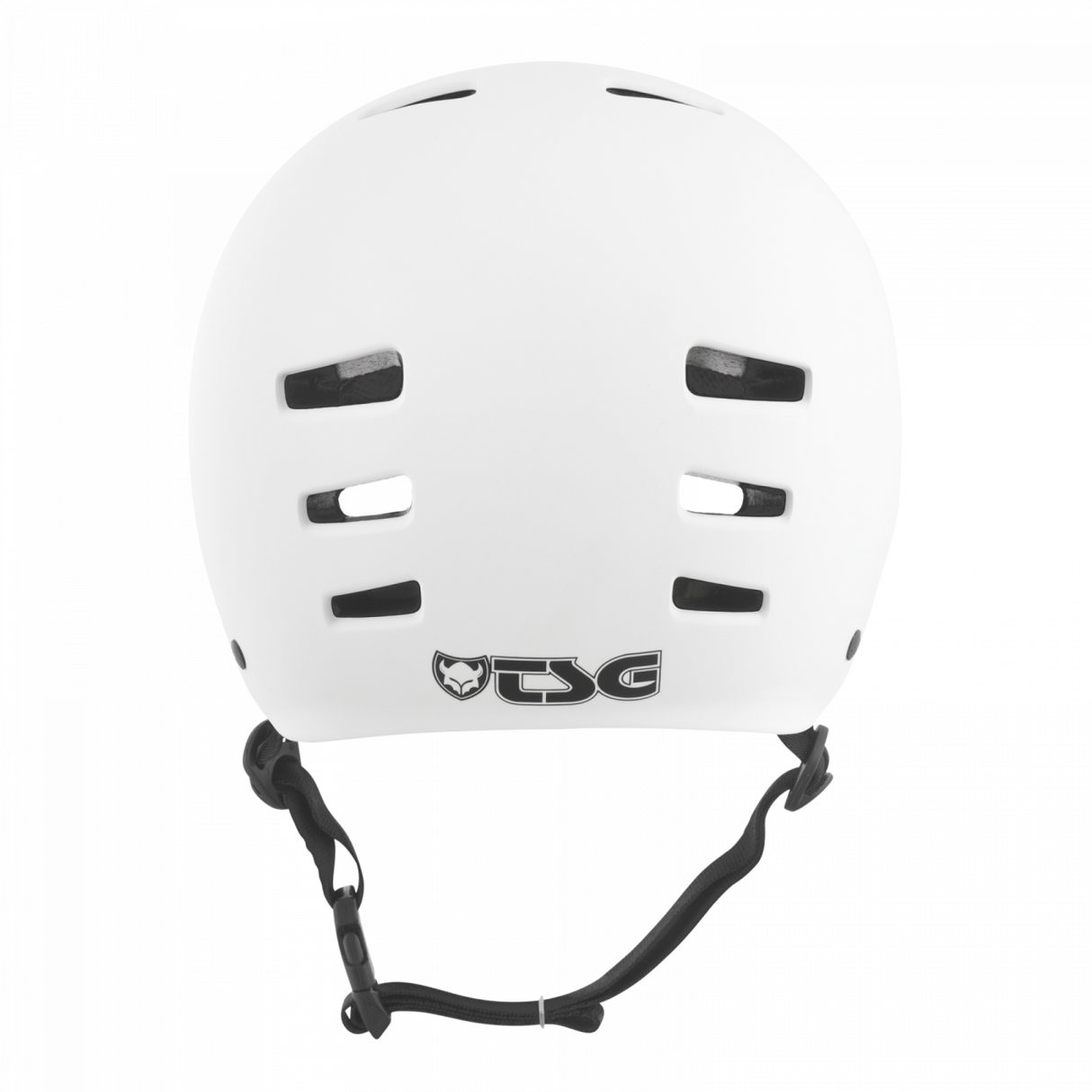 TSG Evolution Solid Color Satin White Helmet – Elegance and Protection in One | Ride Hub