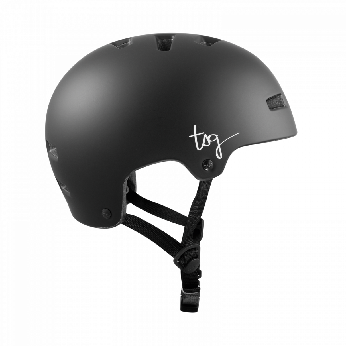 TSG Ivy Solid Color Satin Black Helmet – Lightweight and stylish for active women | Ride Hub
