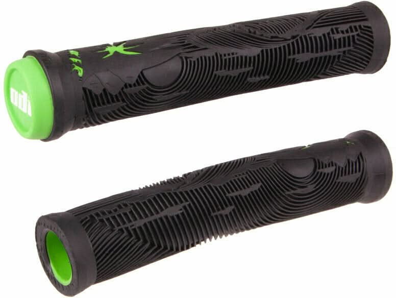 BMX grips ODI grips Hucker Flangeless black-blue, 160mm
