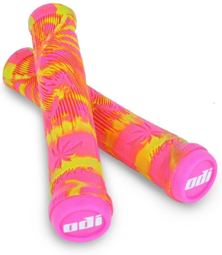 BMX grips ODI grips Hucker Flangeless black-blue, 160mm
