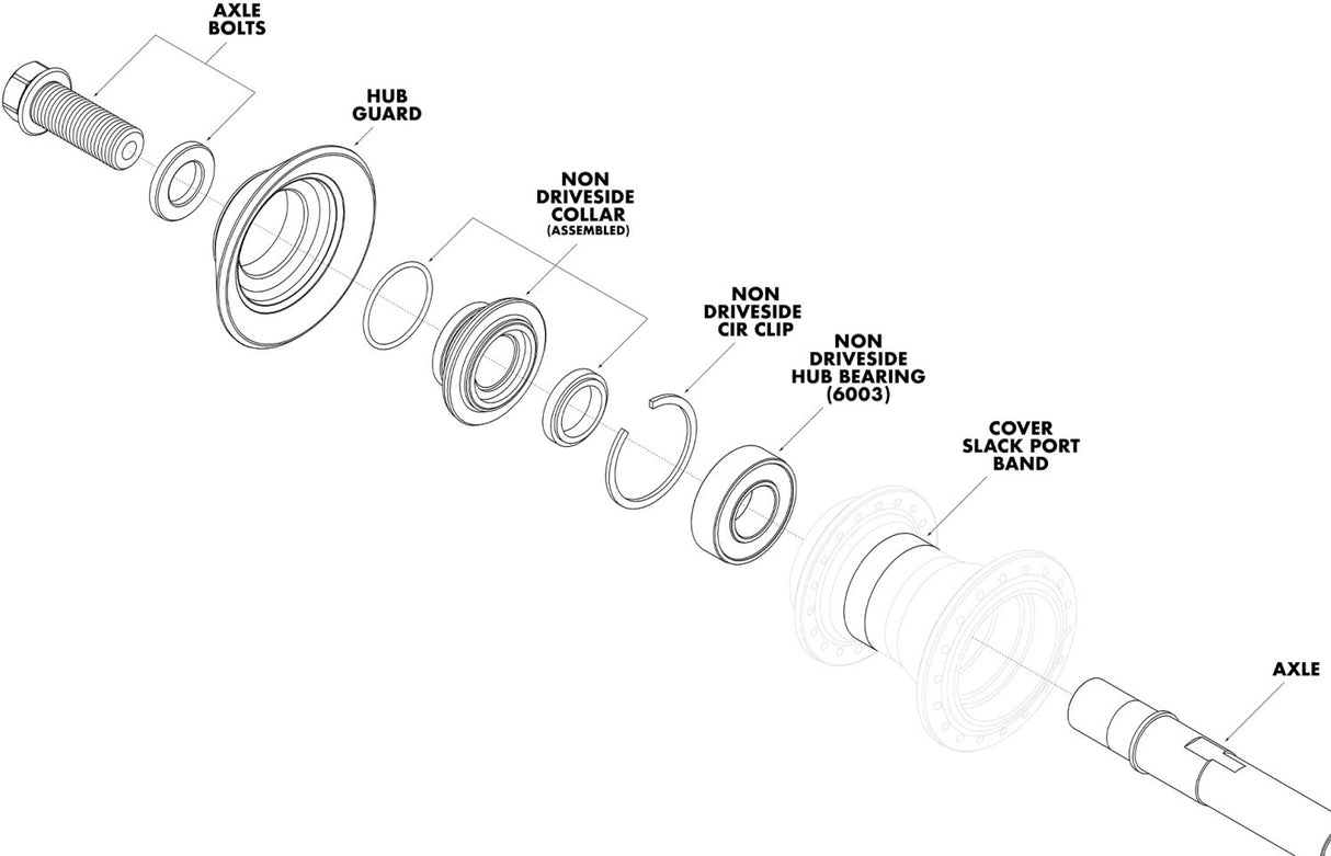 Non-Drive Hub Cone for Freecoaster Odyssey Clutch V1/V2 | Ride Hub
