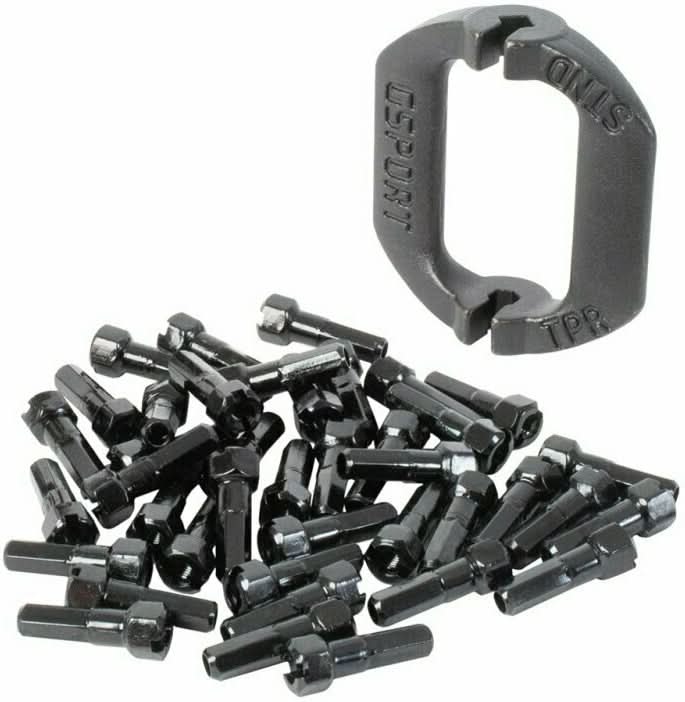 G-Sport Taper-Hex BMX Nipples + Wrench | 7075 Aluminum | RideHub