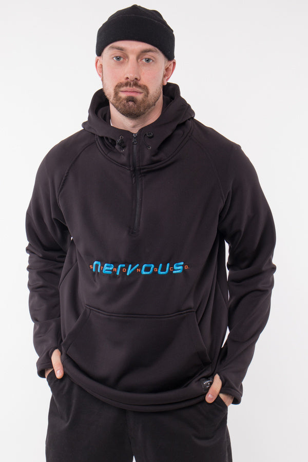Nervous SL Tech Black Hoodie | RideHub
