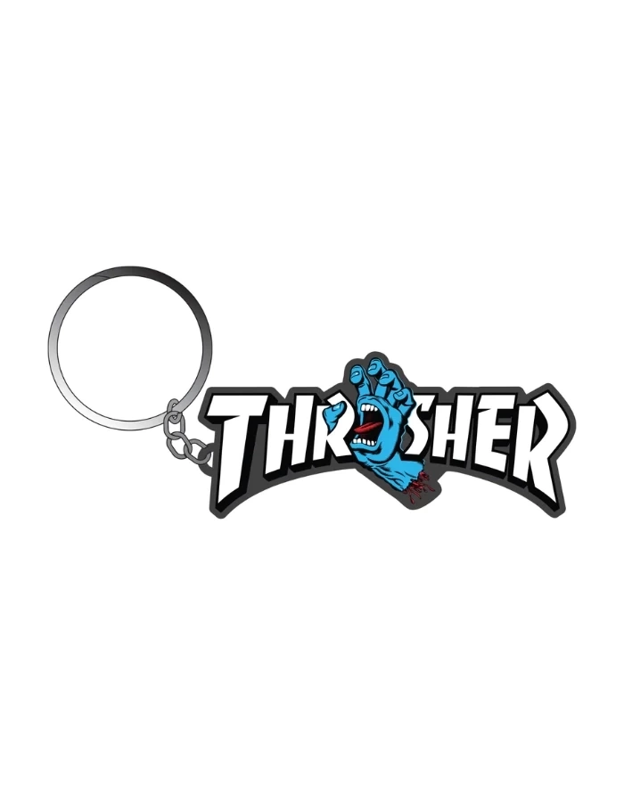 Santa Cruz x Thrasher Screaming Logo Keychain | RideHub