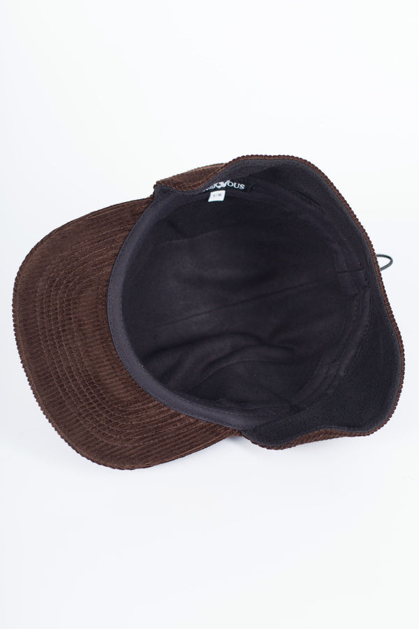 Nervous 5-Panel Care Cord Classic Brown Cap | RideHub
