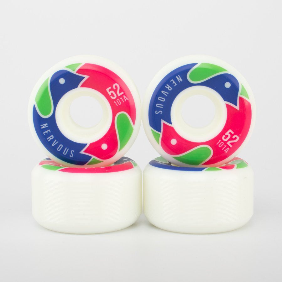 Nervous Couple Skateboard Wheels 52mm / 101A | RideHub
