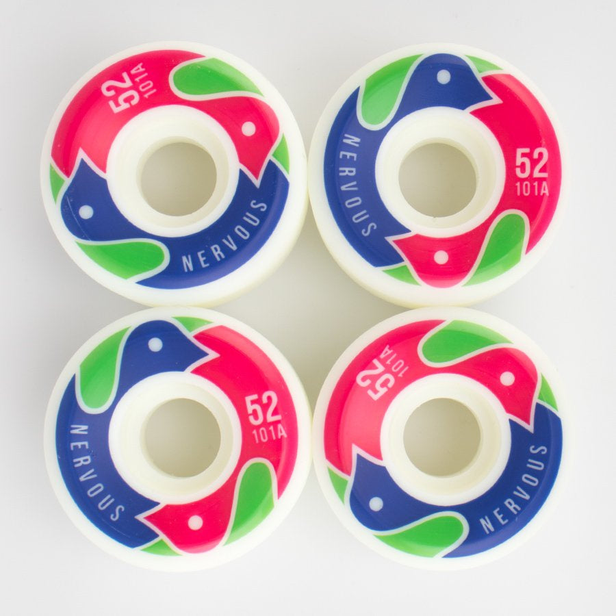 Nervous Couple Skateboard Wheels 52mm / 101A | RideHub