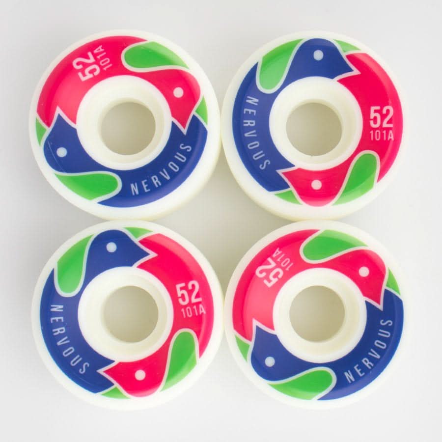 Nervous Couple Skateboard Wheels 52mm / 101A | RideHub