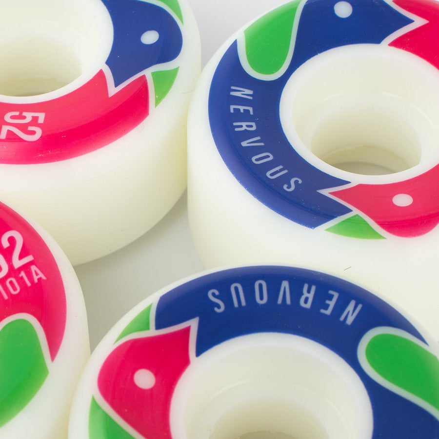Nervous Couple Skateboard Wheels 52mm / 101A | RideHub
