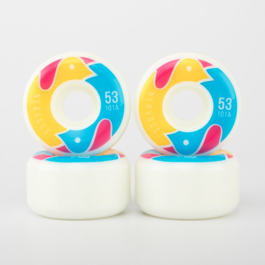 Nervous Couple Skateboard Wheels 53mm / 101A | RideHub