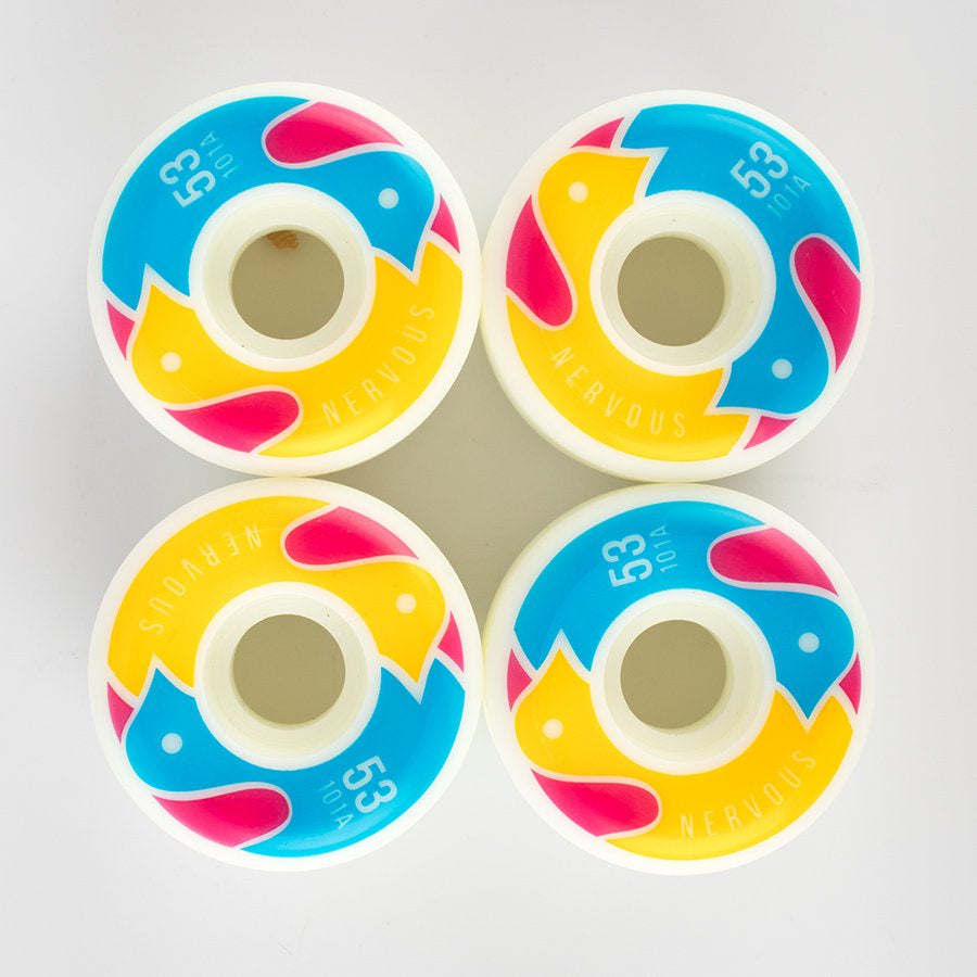 Nervous Couple Skateboard Wheels 53mm / 101A | RideHub