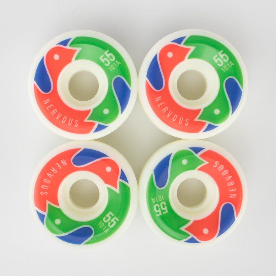 Nervous Couple Skateboard Wheels 55mm / 101A | RideHub