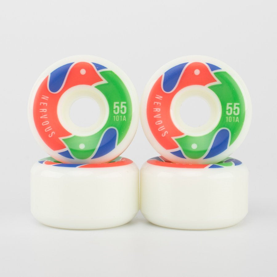 Nervous Couple Skateboard Wheels 55mm / 101A | RideHub