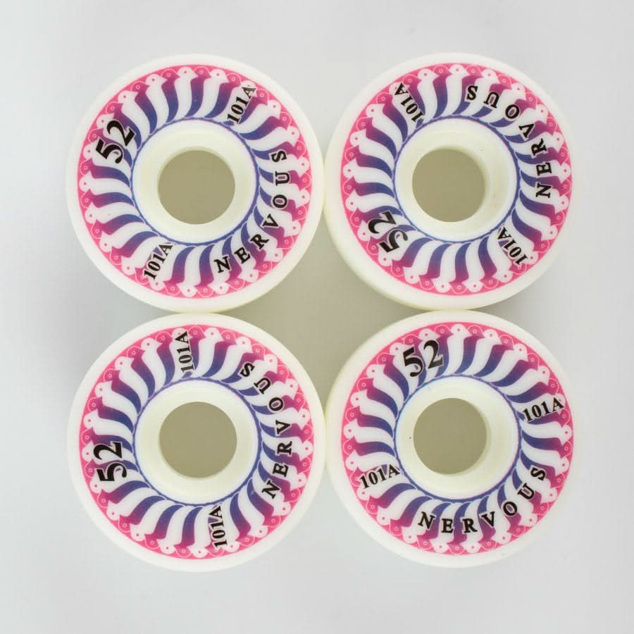 Nervous Swirl Skateboard Wheels 52mm / 101A | RideHub
