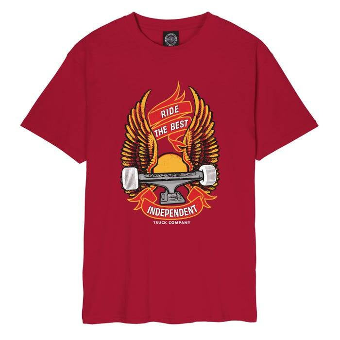 Independent Ride Free Cardinal T-Shirt | RideHub