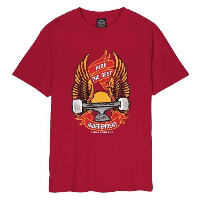 Independent Ride Free Cardinal T-Shirt | RideHub